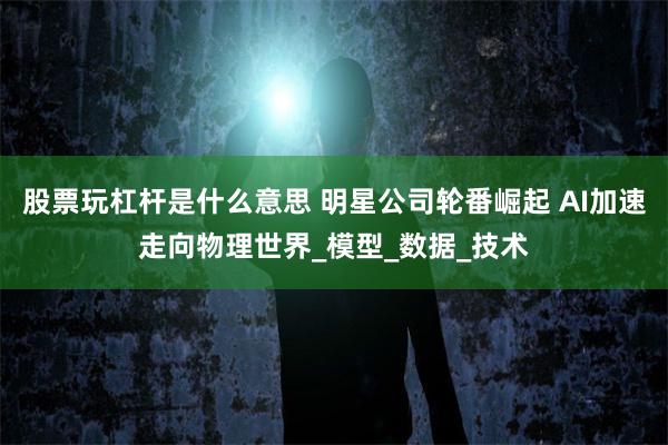 股票玩杠杆是什么意思 明星公司轮番崛起 AI加速走向物理世界_模型_数据_技术